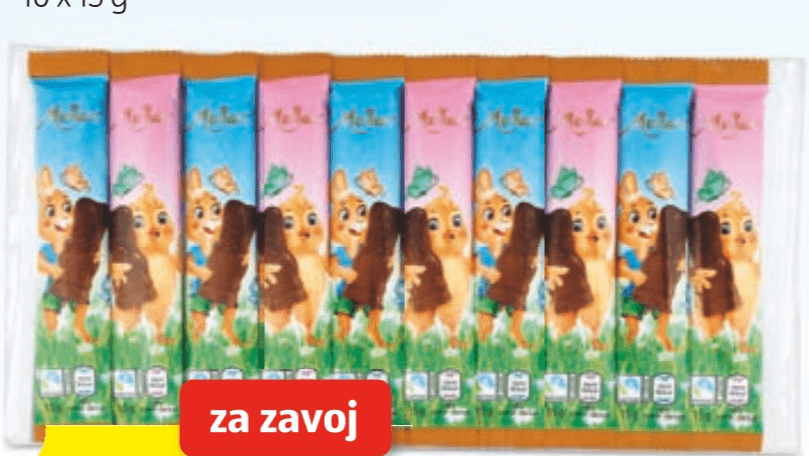 Monarc Velikonočne lizike 10 x 15 g - Akcija v trgovini Hofer
