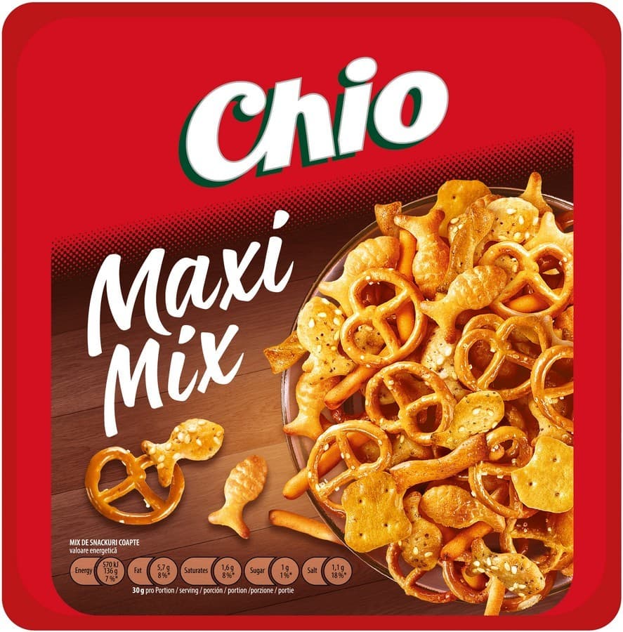Slani prigrizki Maxi Mix Chio 250 g Akcija v trgovini E.Leclerc