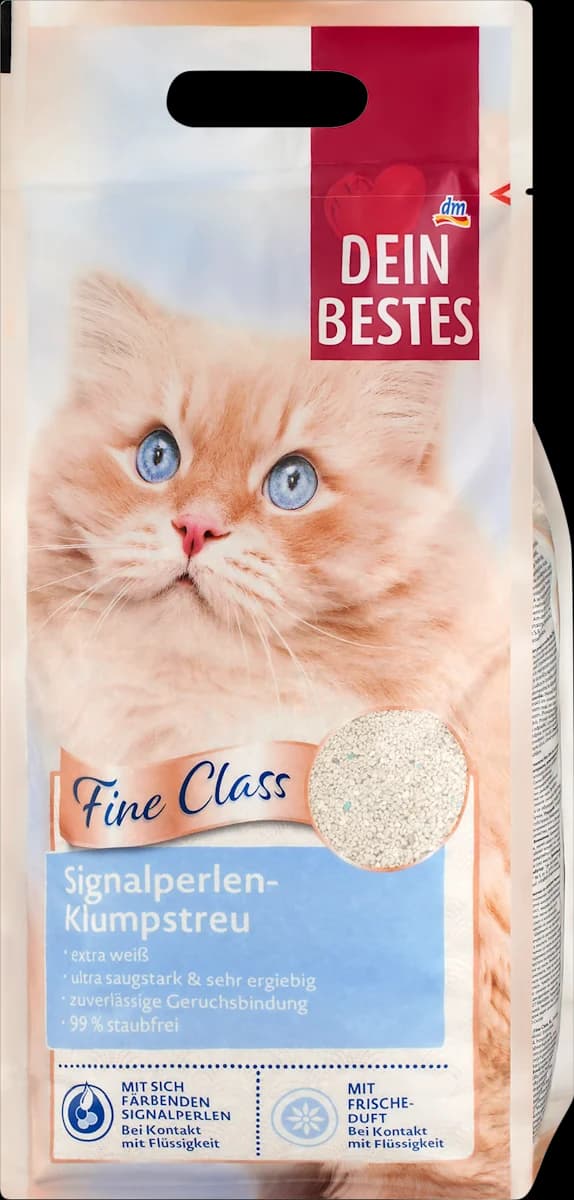 Dein Bestes Fine Class posip za mačje stranišče 5 l Akcija v trgovini Dm