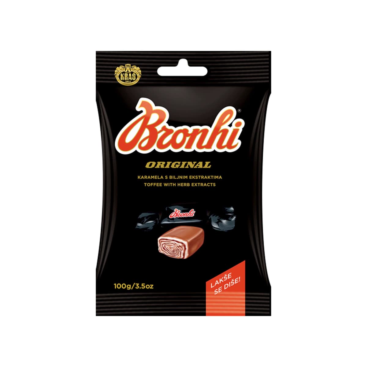 Bonboni Bronhi Original 200 g Akcija v trgovini E.Leclerc