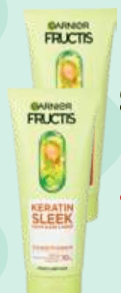 Garnier Fructis Keratin Sleek šampon za lase 200 ml Akcija v trgovini Dm