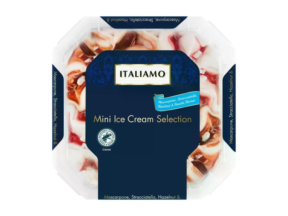 Italiamo Sladoled s štirimi okusi 500 g Akcija v trgovini Lidl