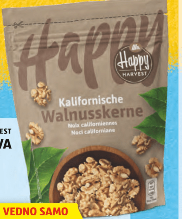 Happy Harvest Orehova jedrca 200 g - Akcija v trgovini Hofer
