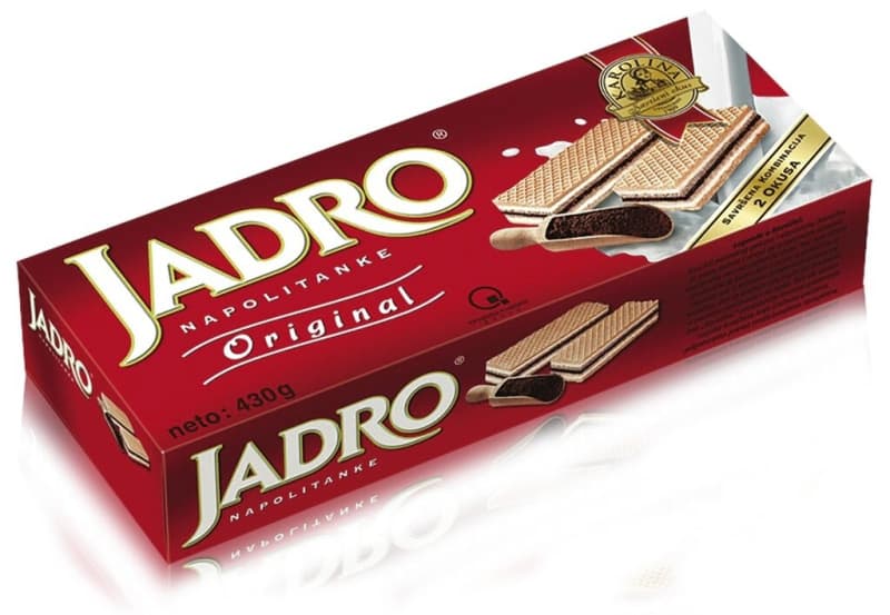 Kraš Jadro napolitanke 430 g Akcija v trgovini Lidl