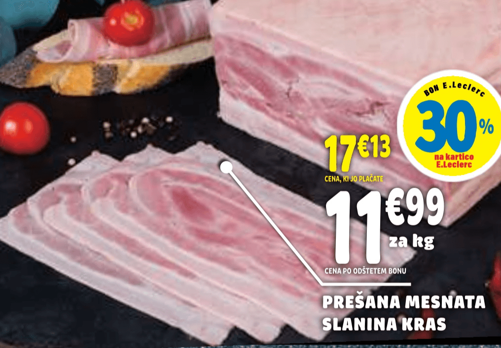 PEČENA PURANJA PRSA - Akcija v trgovini E.Leclerc