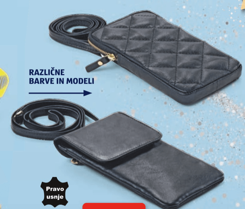 Up 2 Fashion Usnjena torbica za telefon - Akcija v trgovini Hofer