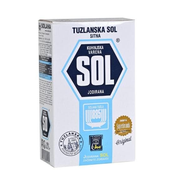 Tuzlanska Sol jodirana kuhinjska sol 1 kg Akcija v trgovini Spar