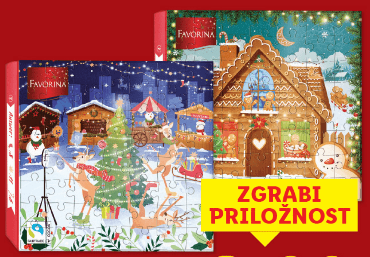 Favorina pralineji s sestavljanko 120 g Akcija v trgovini Lidl