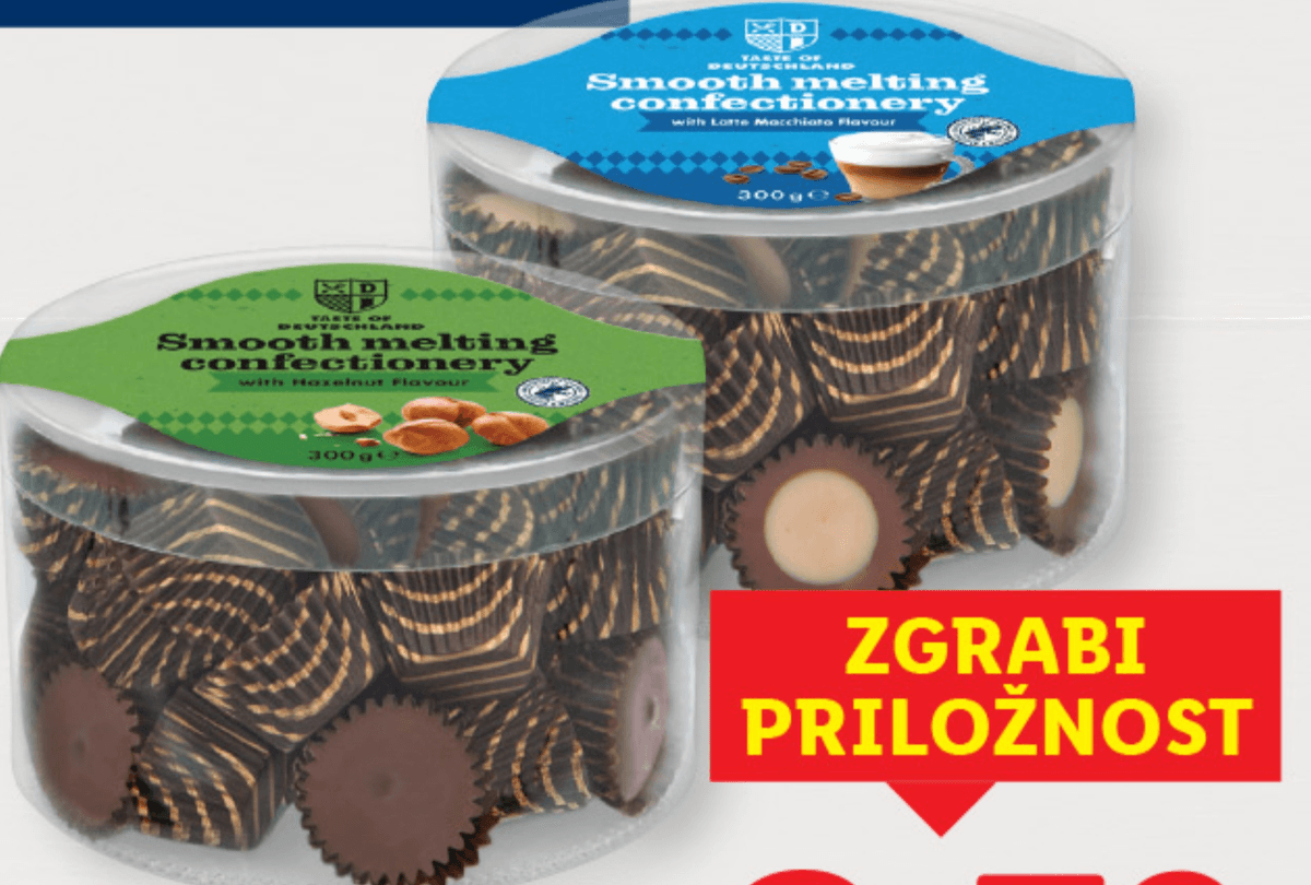 Taste of Deutschland čokoladni pralineji 300 g Akcija v trgovini Lidl