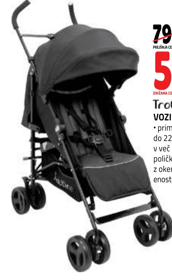 Bebeconfort voziček Rainbow Akcija v trgovini E.Leclerc
