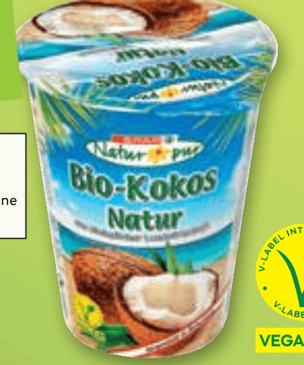 Bio-Kokosova krema 400 g Natur pur Akcija v trgovini Spar