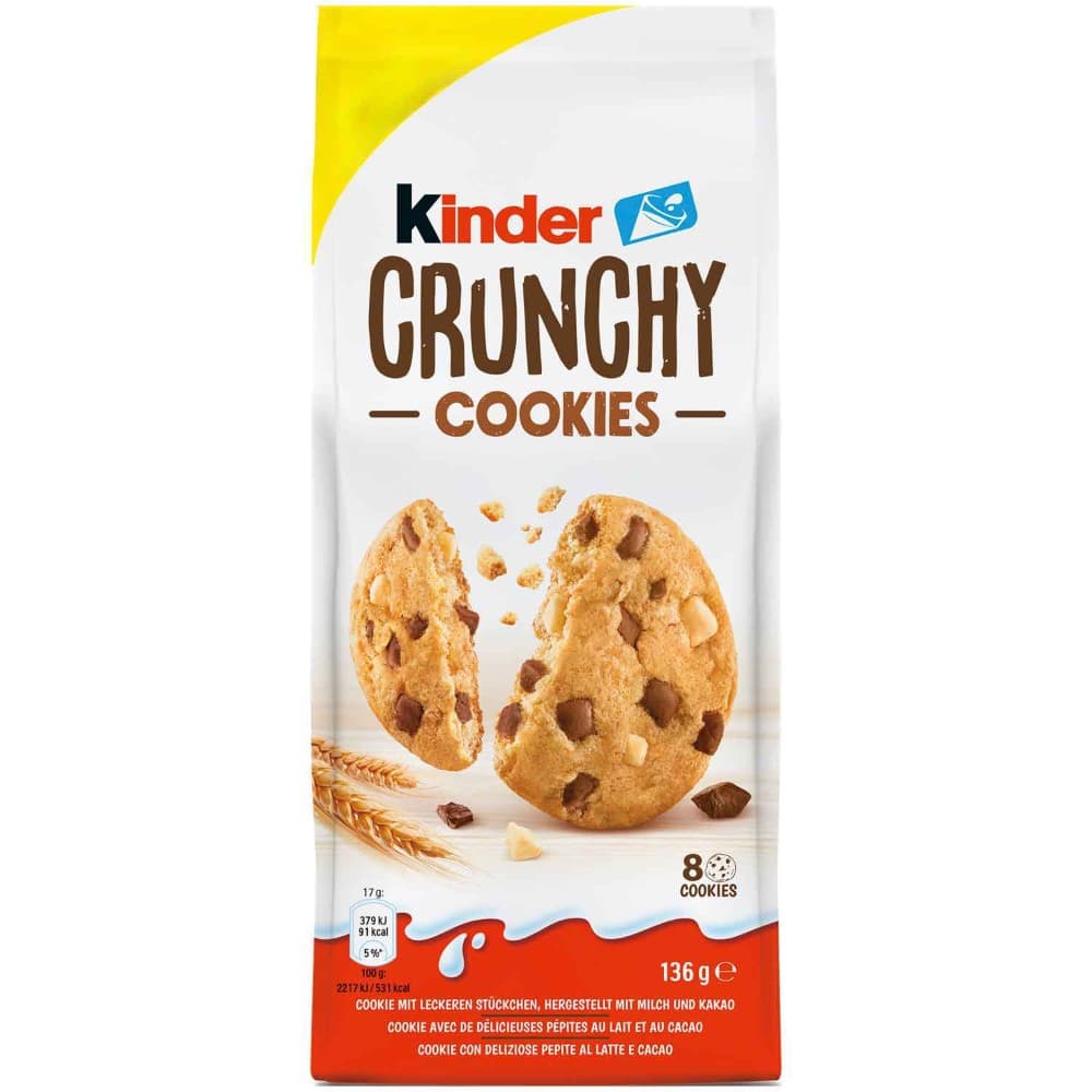 KINDER Crunchy piškoti 136 g Akcija v trgovini Kompas Shop