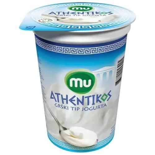 Grški tip jogurta Mu Athentikos 430 g Akcija v trgovini Tuš