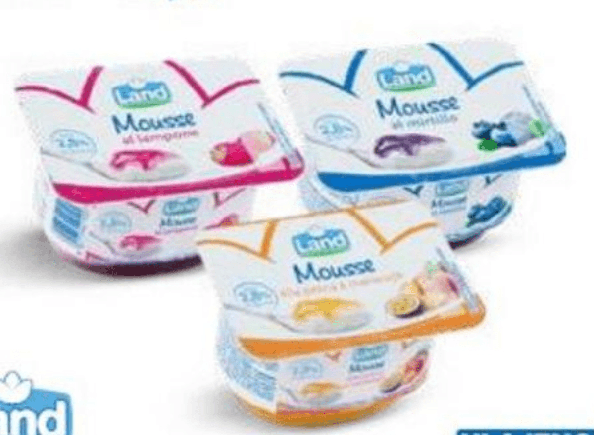 Land Sadni mousse 125 g Akcija v trgovini Eurospin