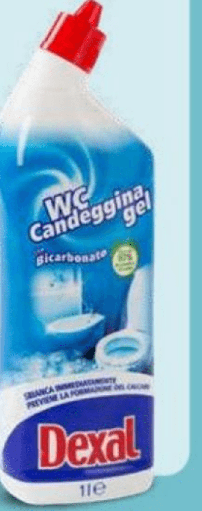 Dexal WC-gel z belilom 1 L Akcija v trgovini Eurospin