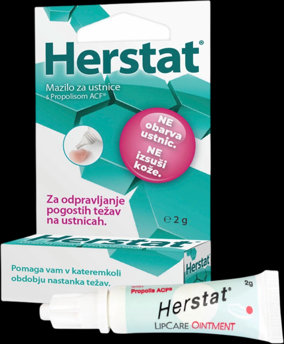 Ars Pharmae Herstat mazilo za ustnice s Propolisom ACF 2 g Akcija v trgovini Dm