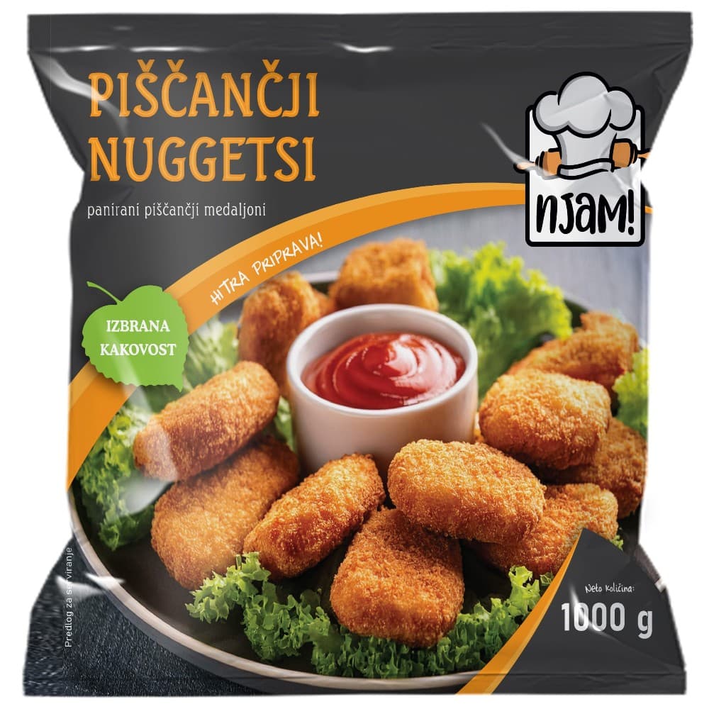 Njam! piščančji nuggets 1 kg Akcija v trgovini Jager