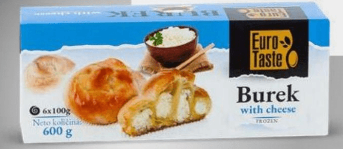 Sirni Burek 600 g Euro Taste Akcija v trgovini Eurospin