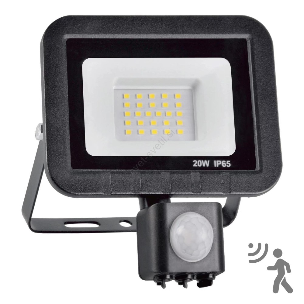 LED reflektor Adviti T0S IP65 s senzorjem 4000 K 2 x 20 W Akcija v trgovini Jager