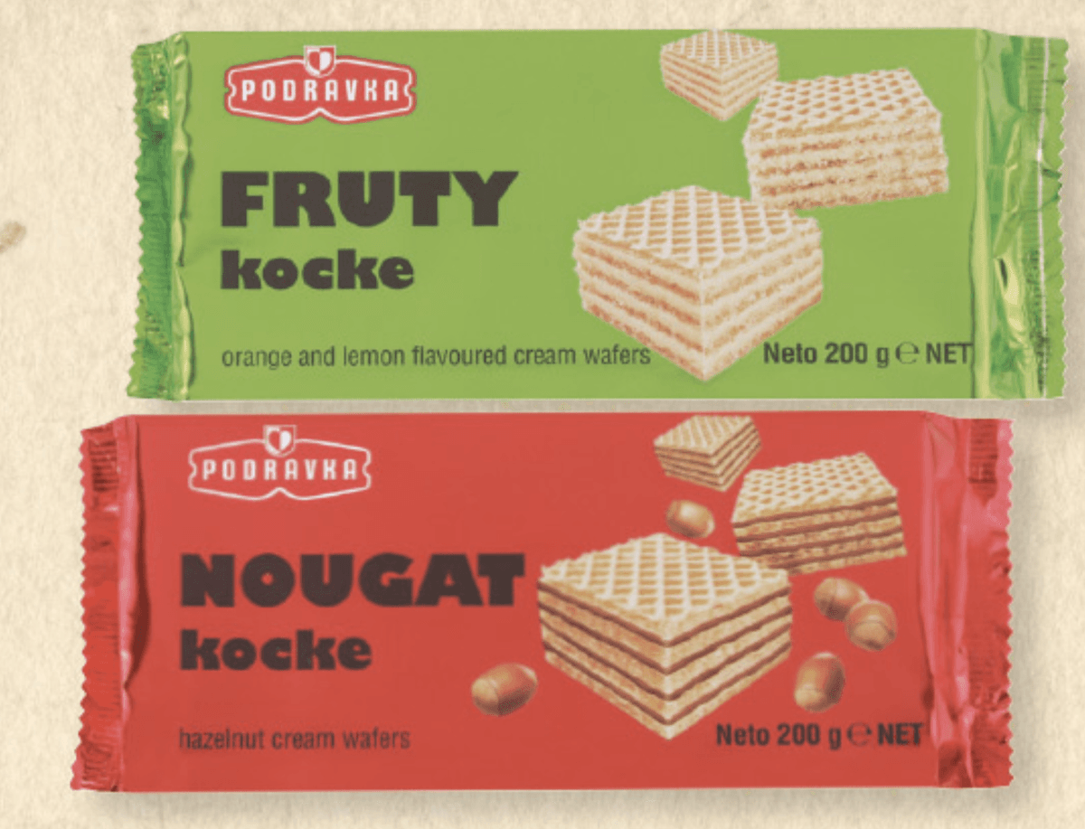 Napolitanke Podravka 200 g Akcija v trgovini Jager