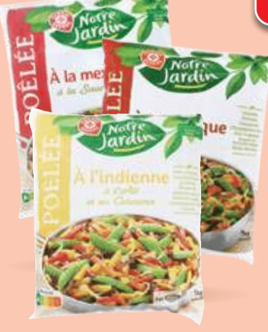 Notre Jardin mešana zelenjava 1 kg Akcija v trgovini E.Leclerc