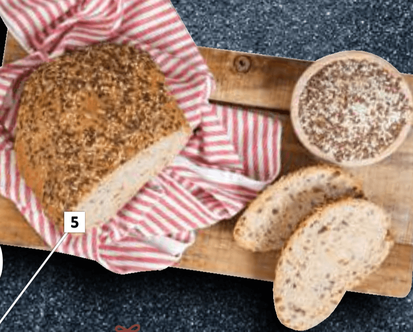 Brezkvasni kruh s semeni 450 g Akcija v trgovini E.Leclerc