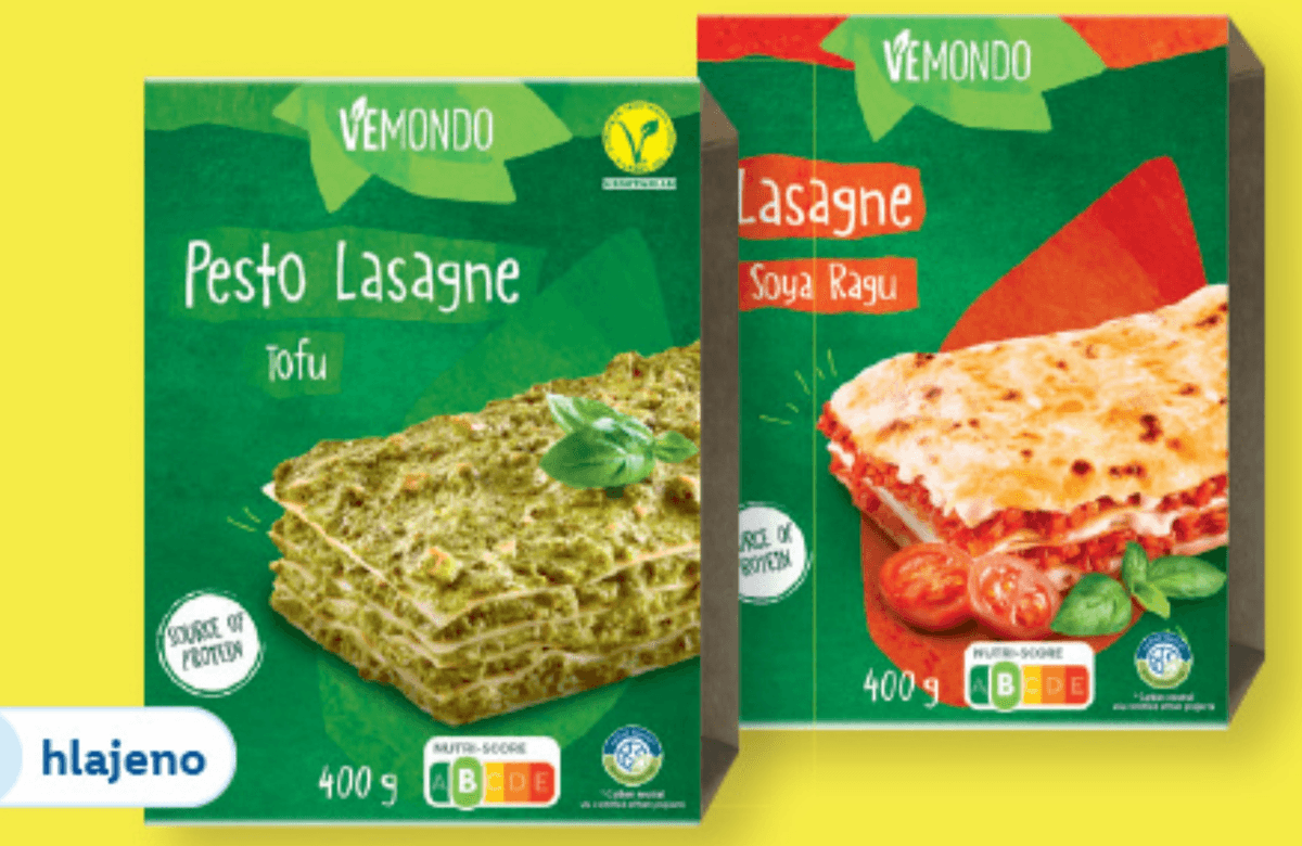 VEMONDO Vegeterijanska lazanja 400 g - Akcija v trgovini Lidl