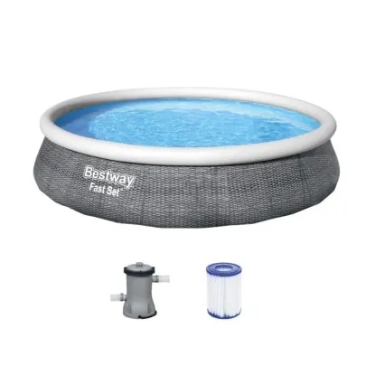 Bestway Bazen Fast Set (premer 396 cm) Premer: 396 cm, Višina: 84 cm Akcija v trgovini Obi