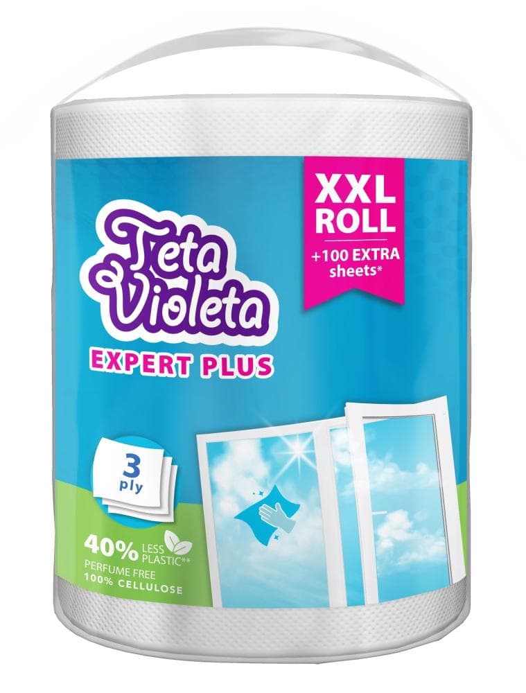 Papirnate brisače Violeta 3 rolls Akcija v trgovini Jager