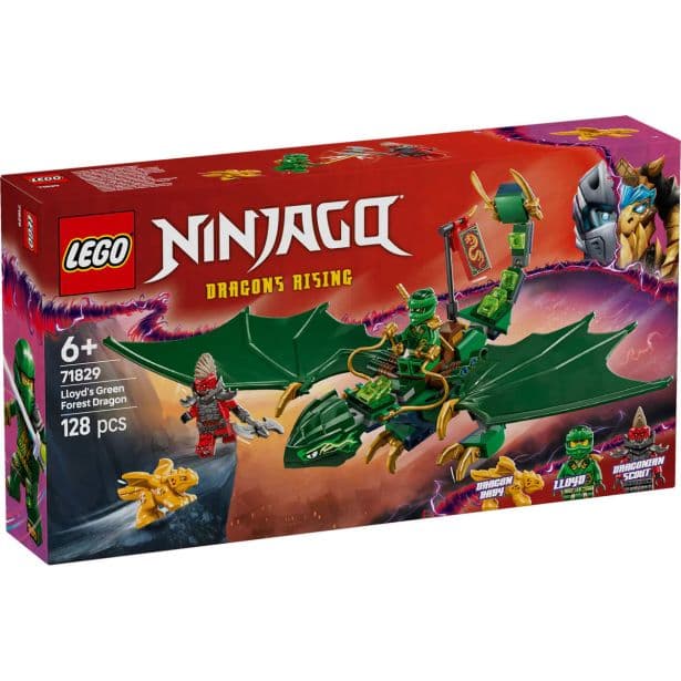 Kocke LEGO Ninjago Lloydov zmaj zelenega gozda 128 pcs Akcija v trgovini Mercator