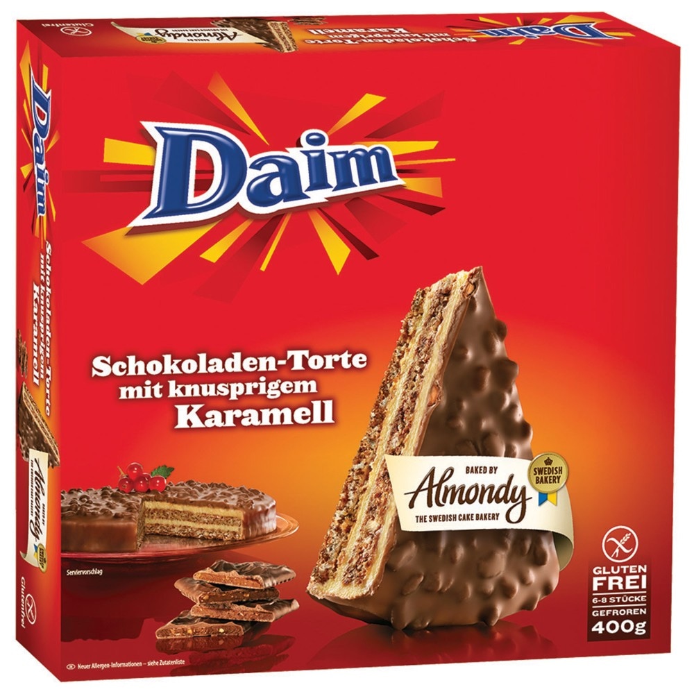 Almondy čokoladna torta 400 g Daim Akcija v trgovini Lidl