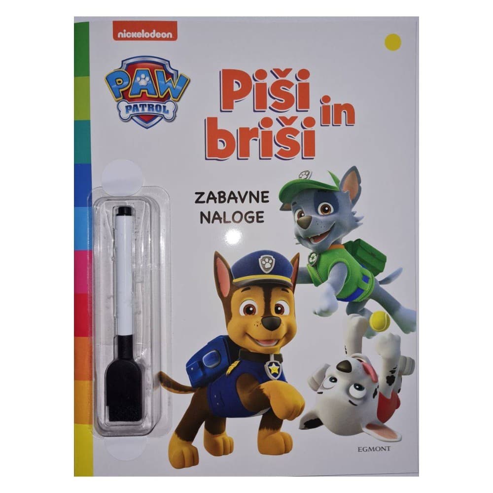Paw Patrol Piši in briši Zabavne naloge Akcija v trgovini Lidl