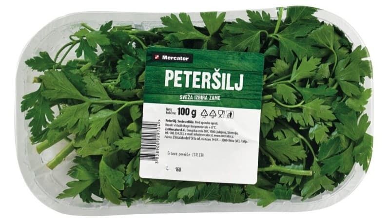 Slovenski peteršilj list 100 g SPAR Akcija v trgovini Spar