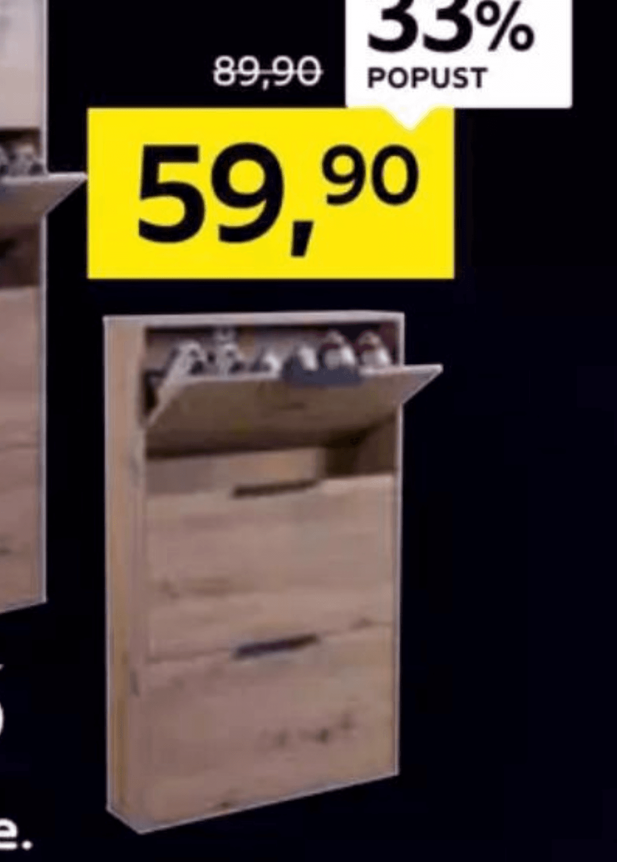 Omara za čevlje 65 X 105,5 X 15 cm carryhome. Akcija v trgovini Lesnina