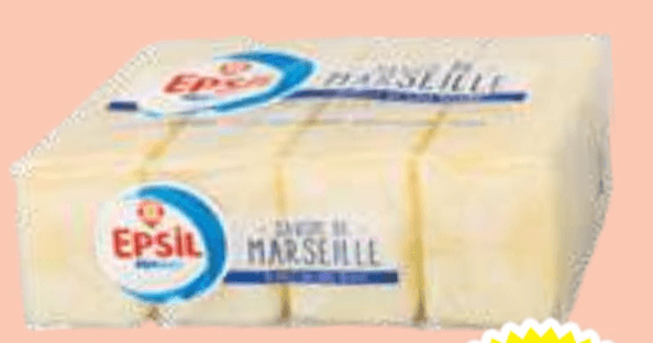 MARSEJSKO MILO Z GLICERINOM 4x 200 g Epsil - Akcija v trgovini E.Leclerc