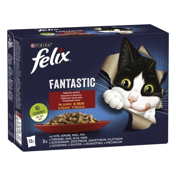 Mokra mačja hrana Felix 12 x 85 g Akcija v trgovini Mercator