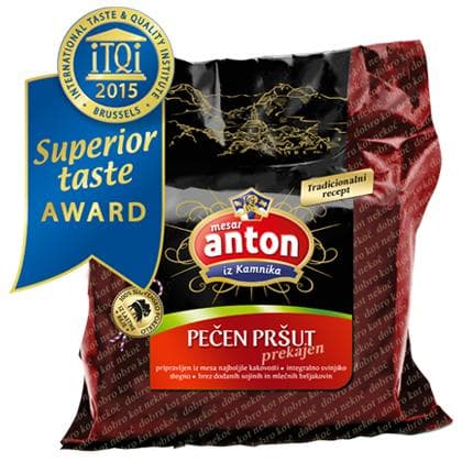 Pečen pršut Anton Akcija v trgovini Mercator