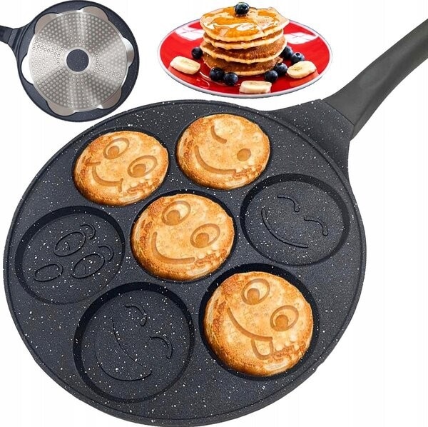 Ponev za mini palačinke Smiley Ø 26 cm Akcija v trgovini E.Leclerc