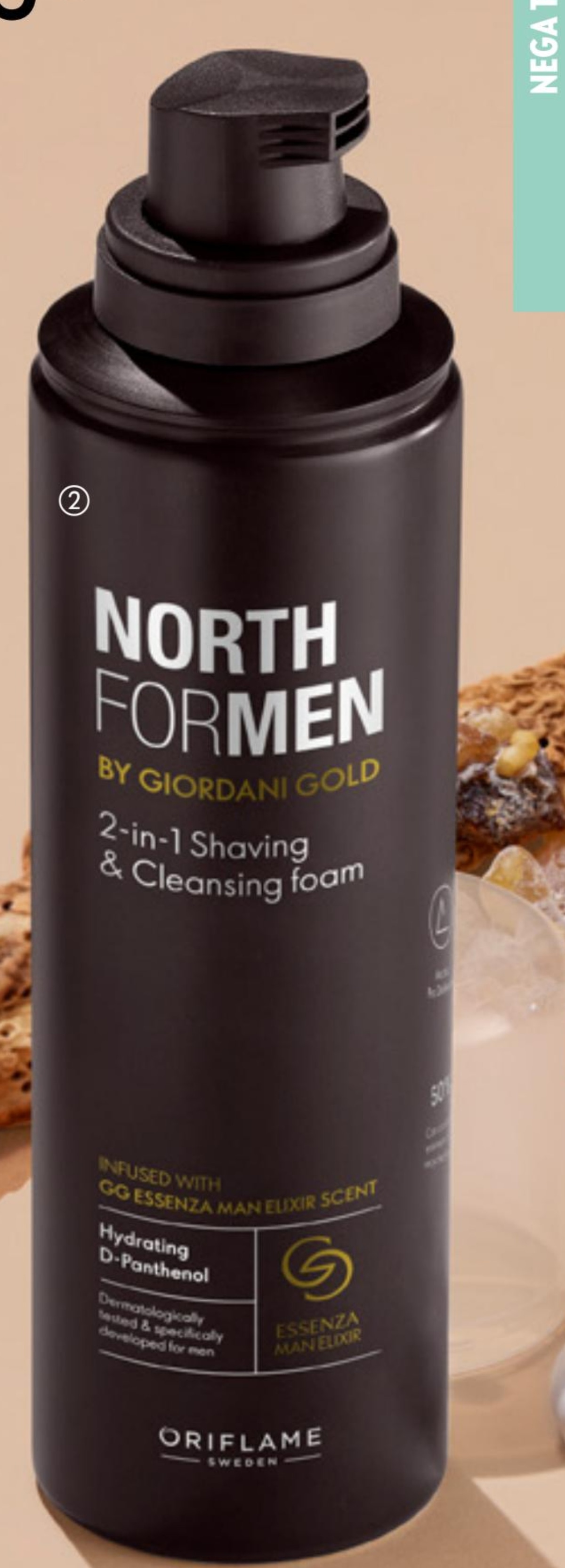 North for Men by Giordani Gold 2-v-1 pena za britje in čiščenje 200 ml Oriflame - Akcija v trgovini Oriflame