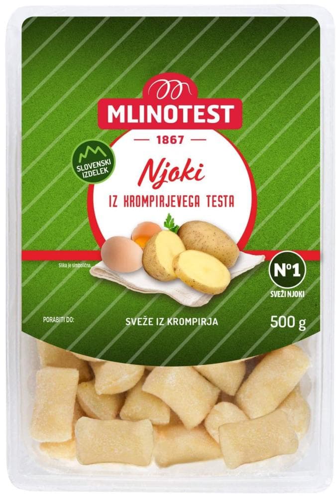Krompirjevi njoki 500 g MLINOTEST Akcija v trgovini Spar