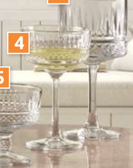 Set kozarcev za šampanjec 4/1 - Akcija v trgovini E.Leclerc