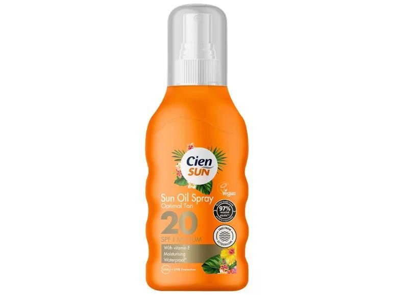 Cien Sun Sprej za sončenje ZF 20 250 ml - Akcija v trgovini Lidl