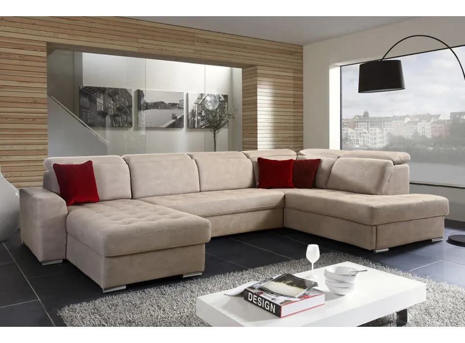 Kotna sedežna garnitura Heard XL 227x354x200cm LIFESTYLE Akcija v trgovini Harvey Norman