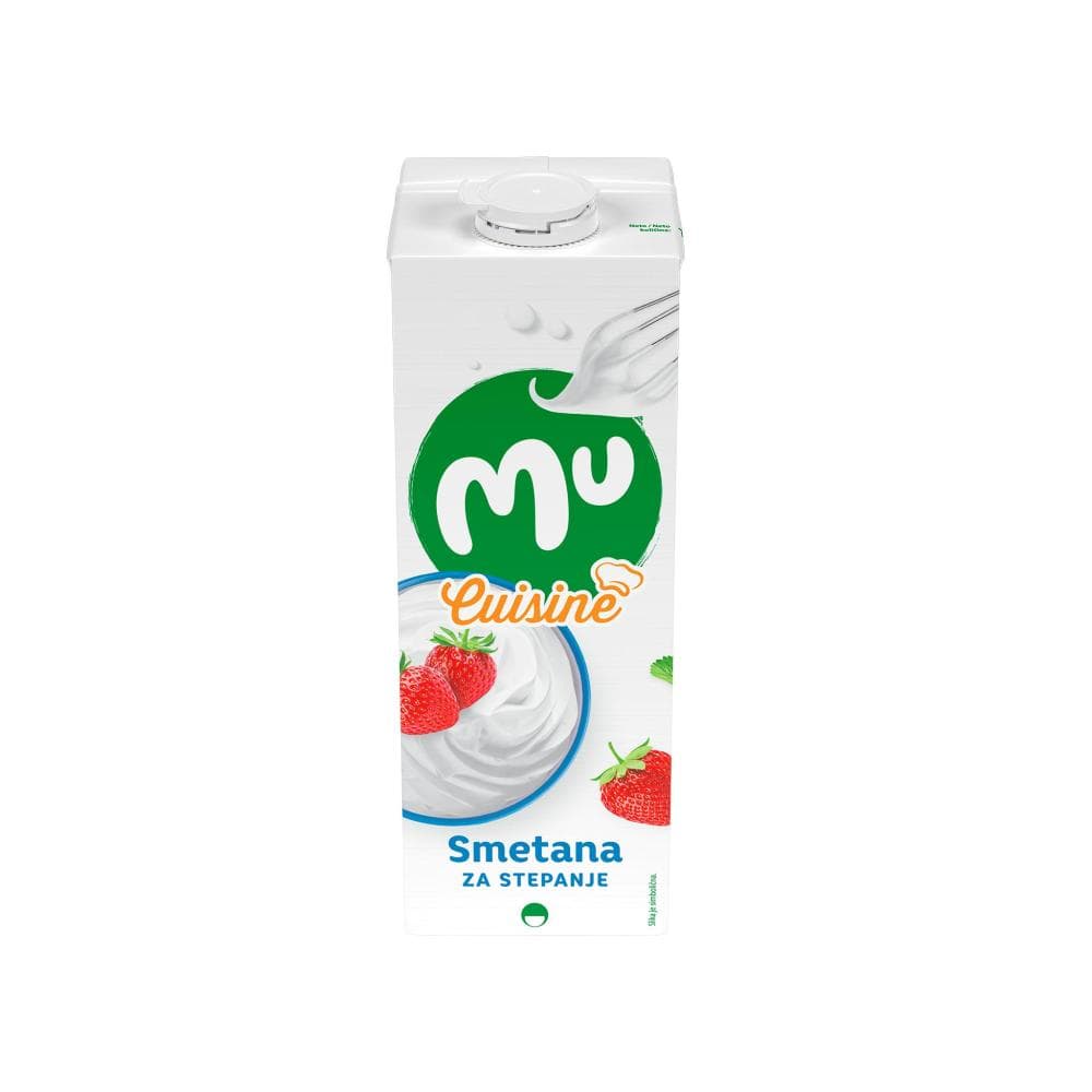 Smetana za stepanje Mu Cuisine 1 l Akcija v trgovini E.Leclerc