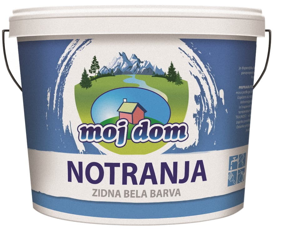 Notranja barva Moj dom 15 L + 1 L GRATIS! Akcija v trgovini Jager