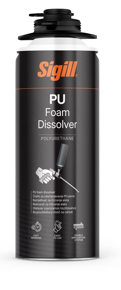 Sigill Expanding Foam Kit 7x 500 ml + 1x Dissolver + pištola Akcija v trgovini Merkur