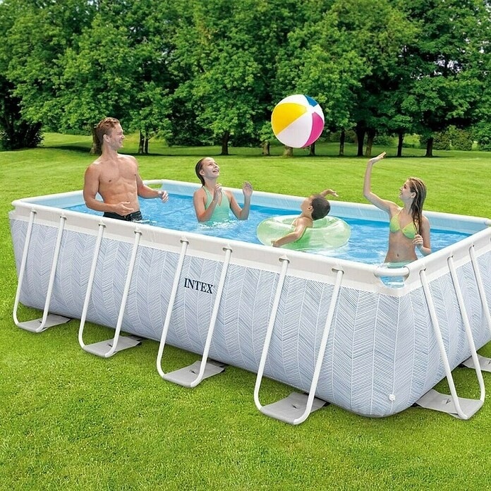 Montažni bazen Intex Chevron Prism 4 x 2 x 1 m - Akcija v trgovini Pevex