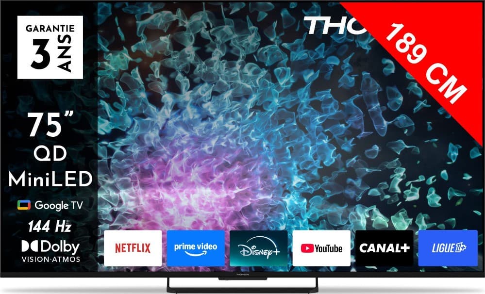 Thomson Mini LED 75MG7C15 75" Akcija v trgovini E.Leclerc