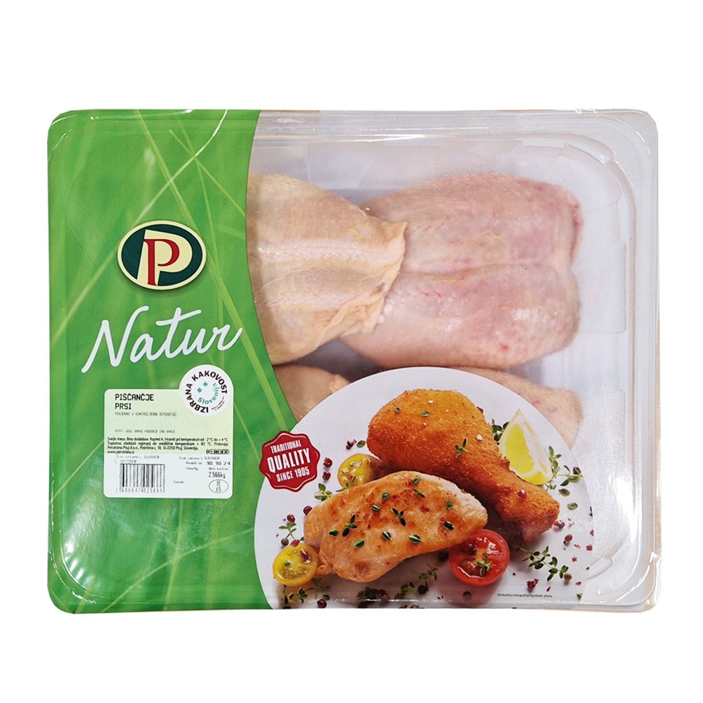 Piščančje prsi s kožo IK 1 kg Akcija v trgovini Tuš