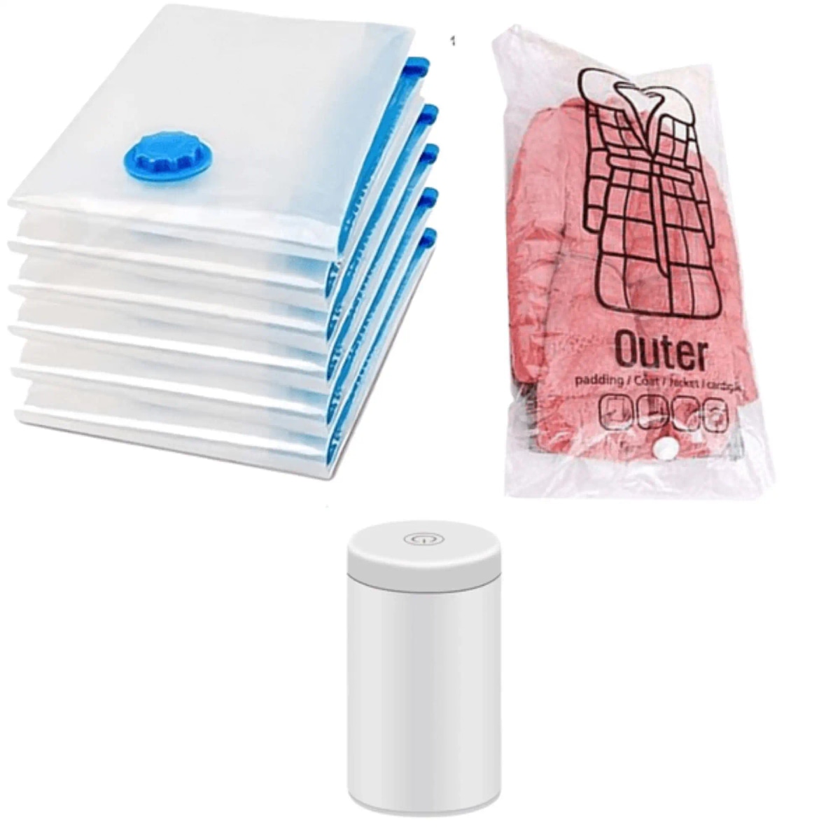 Vreča za vakuumsko shranjevanje oblačil Home 40 x 60 cm - Akcija v trgovini Mercator